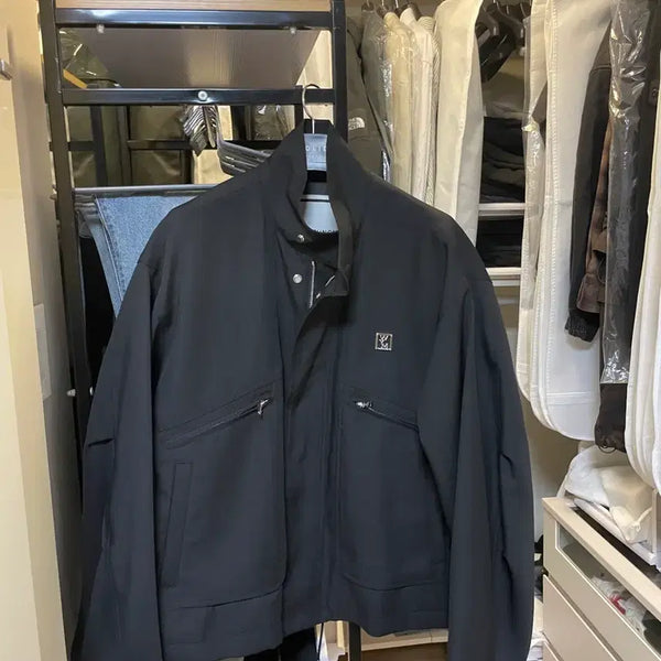 [BUNJANG] Wooyoungmi 25SS High Neck Jacket Black Size 48 / 우영미 25SS 하이넥 자켓 48사이즈