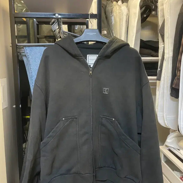 [BUNJANG] Wooyoungmi 25SS Brown Dyeing Hoodie Zip-up Size 48 / 우영미 25SS 브라운 다잉 후드집업 48사이즈