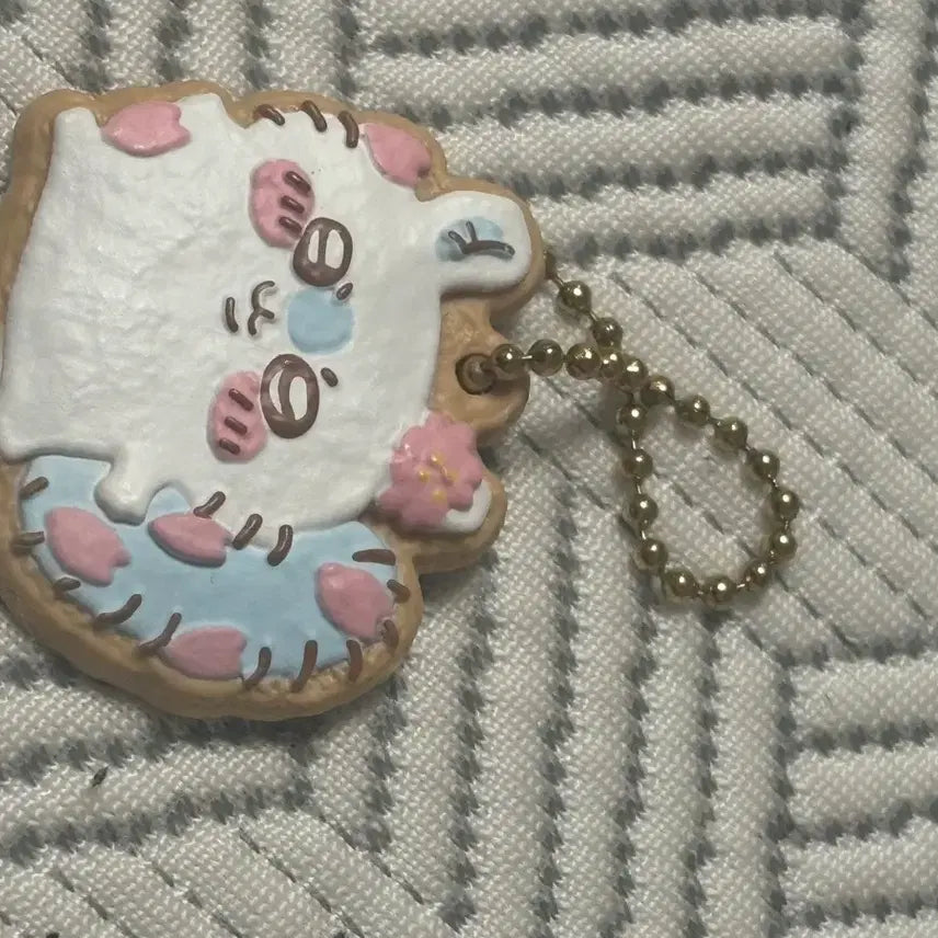 [BUNJANG] Chiikawa Momonga Cookie Charm Keychain / 치이카와 모몽가 쿠키 챰 키링