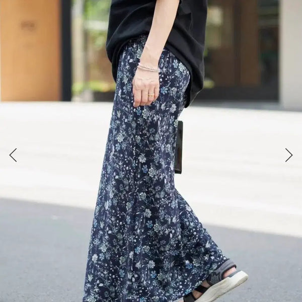 [BUNJANG] IENA Floral Pattern Long Skirt / 새상품 IENA 플러워 스커트 (일본브랜드, 정가25만) 오눅 착용