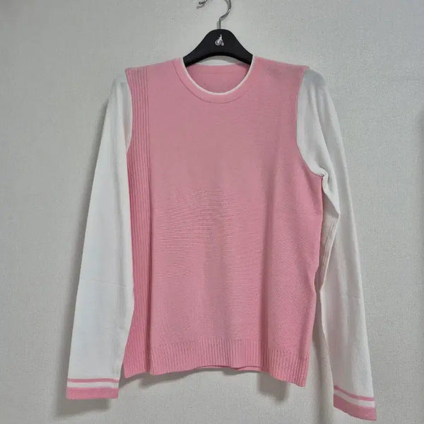 [BUNJANG] Beanpole Ladies Colorblock Knit Pullover / 빈폴 레이디스 배색 니트 풀오버