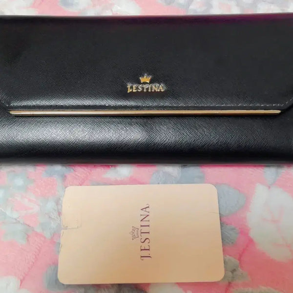[BUNJANG] Black Leather Long Wallet / 장지갑