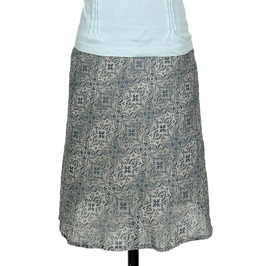 [BUNJANG] Japanese Vintage Paisley Pattern Midi Skirt (Teal Pattern) / 일본빈티지 페이즐리패턴 미디롱스커트 청록패턴 모리걸갸루y2k히피에스닉