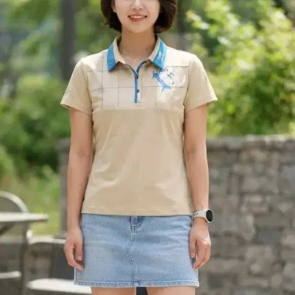 [BUNJANG] Victor Women's Functional Polo Shirt - Ivory, M / [빅터 정품 .무료배송] 새상품. 정가78000원.여성 기능성 카라티 아이보리 M