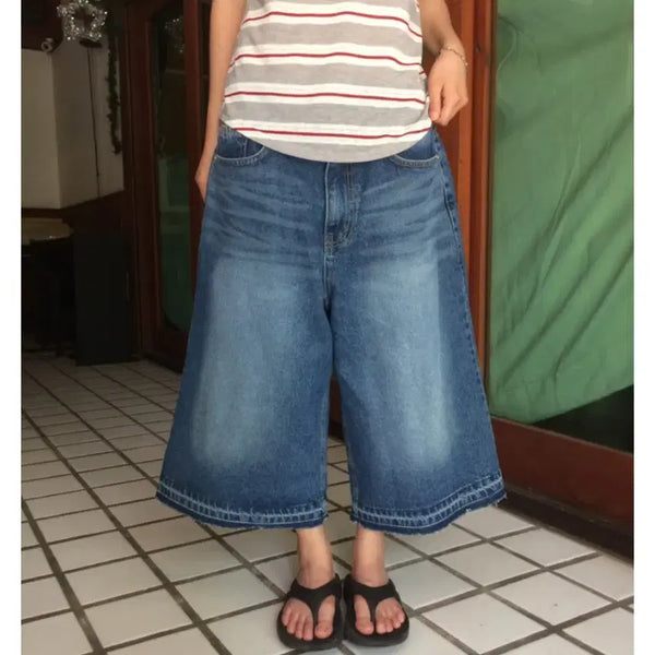 [BUNJANG] YEIT Bermuda Denim Pants Size S / [S] 예잇 버뮤다 데님 팬츠 아워캐비넷