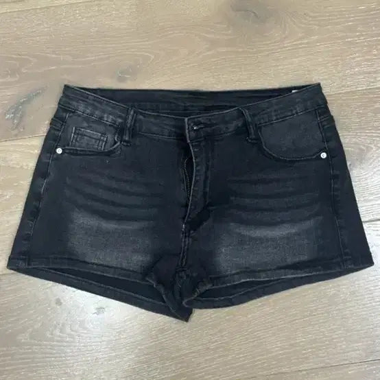 [BUNJANG] Black Denim Shorts / 흑청 데님 숏팬츠 반바지