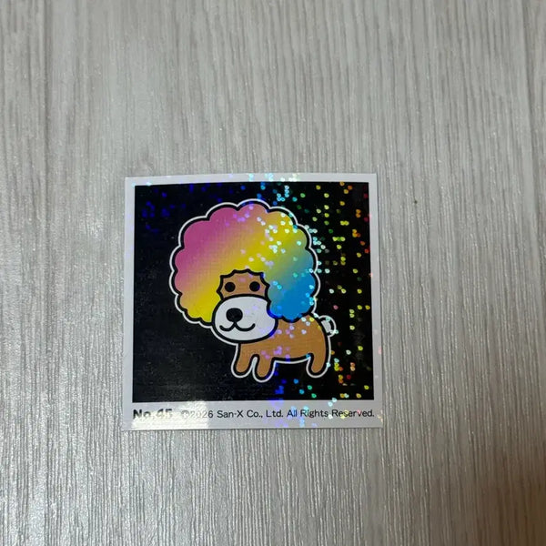 [BUNJANG] San-X Afuruken Hologram Sticker / 산엑스 아프로켄 스티커
