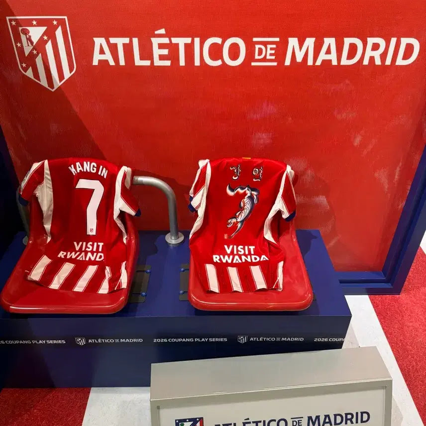 [BUNJANG] Atletico Madrid Authentic Lee Kang-in Marked Jersey (M) / 아틀레티코 마드리드 어센틱 이강인 마킹 유니폼 택 ㅇ 새상품