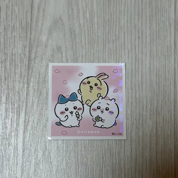 [BUNJANG] Monjakkwi Chiikawa Hachiware Usagi Hologram Sticker / 먼작귀 치이카와 하치와레 우사기 스티커