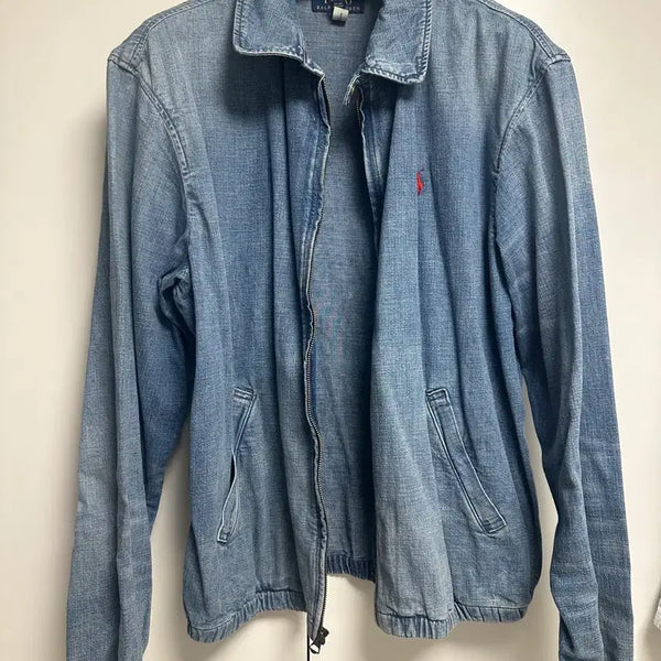[BUNJANG] Polo Ralph Lauren Bayport Indigo Dye Denim Jacket Blue L / 폴로 랄프로렌 베이포트 인디고 다이 데님 재킷 블루 L