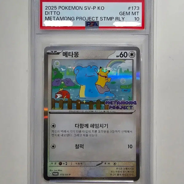 [BUNJANG] Pokemon Metamon Promo PSA 10 Graded Card / [포켓몬카드] 메타몽 프로모 PSA10