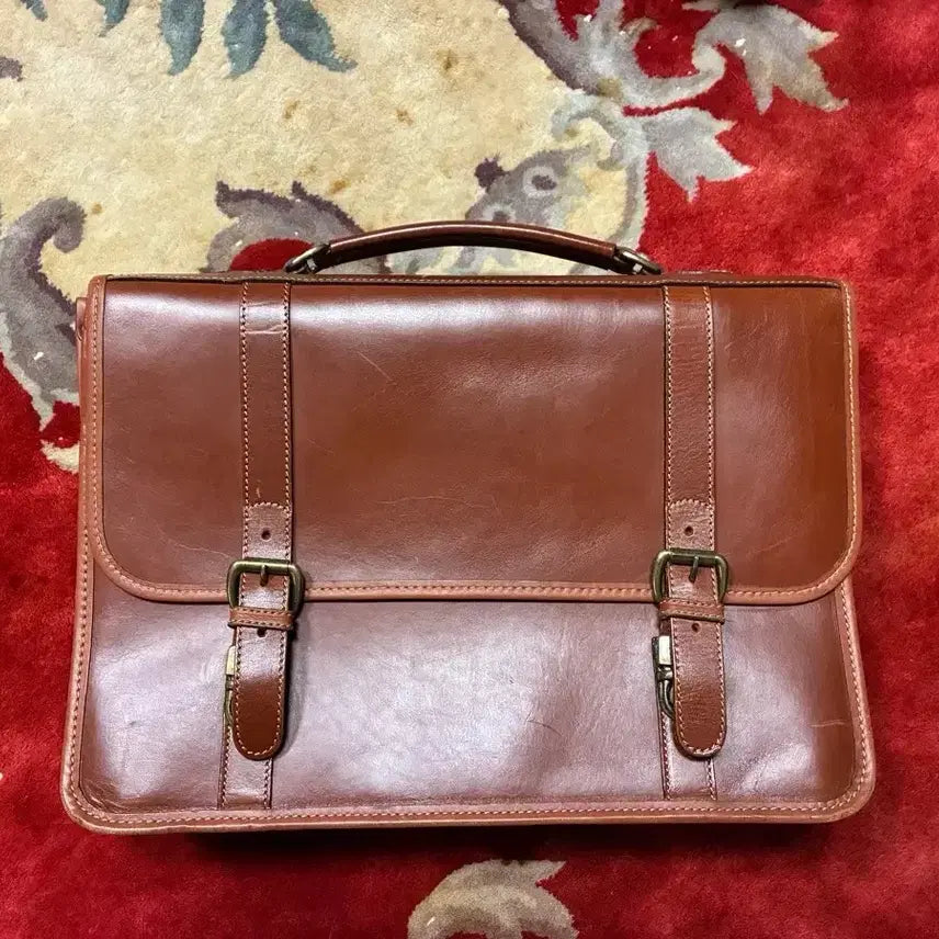 [BUNJANG] Tusting Leather Briefcase / 영국 tusting 브리프케이스