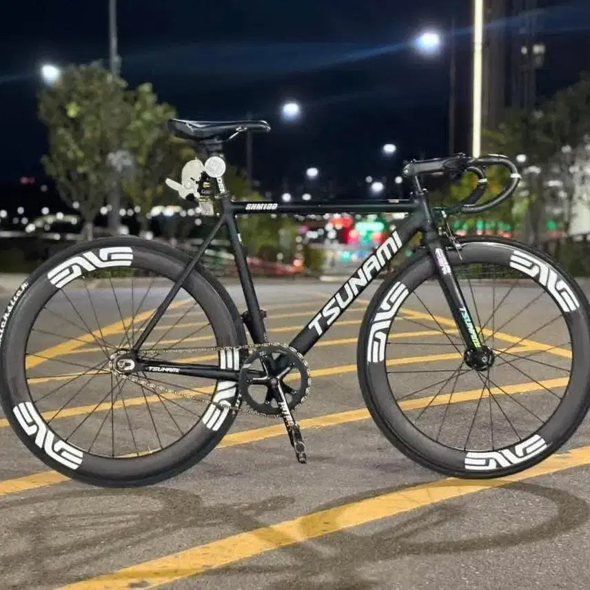 [BUNJANG] Tsunami SNM100 Road Bike Frame with Carbon Stem / 쓰나미snm100판/대(무하자급)