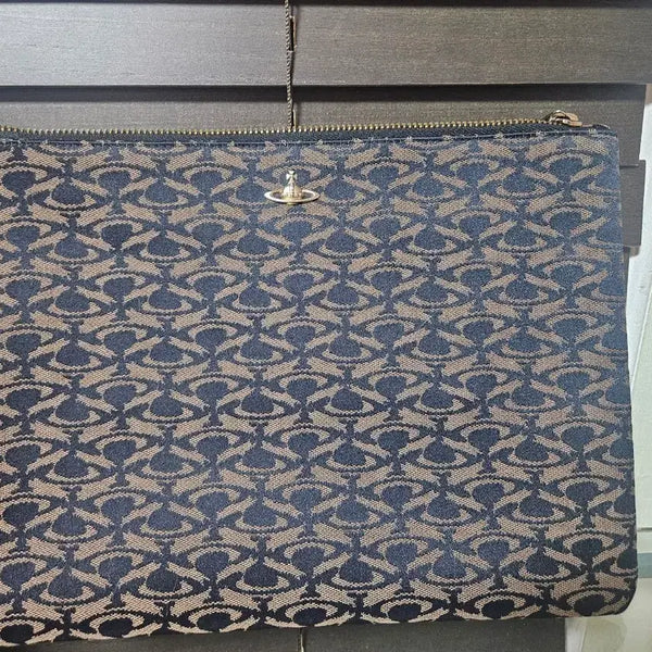 [BUNJANG] Vivienne Westwood Orb Pattern Pouch / 비비안웨스트우드 오알비 패턴 파우치