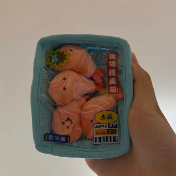 [BUNJANG] Shrimp Plush Keychain / 새우 인형 키링