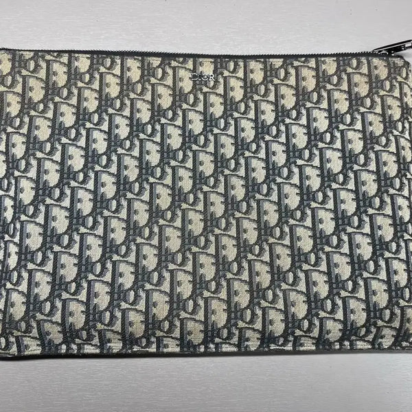 [BUNJANG] Dior A4 Oblique Canvas Clutch Bag / 디올 A4 오블리크 클러치백