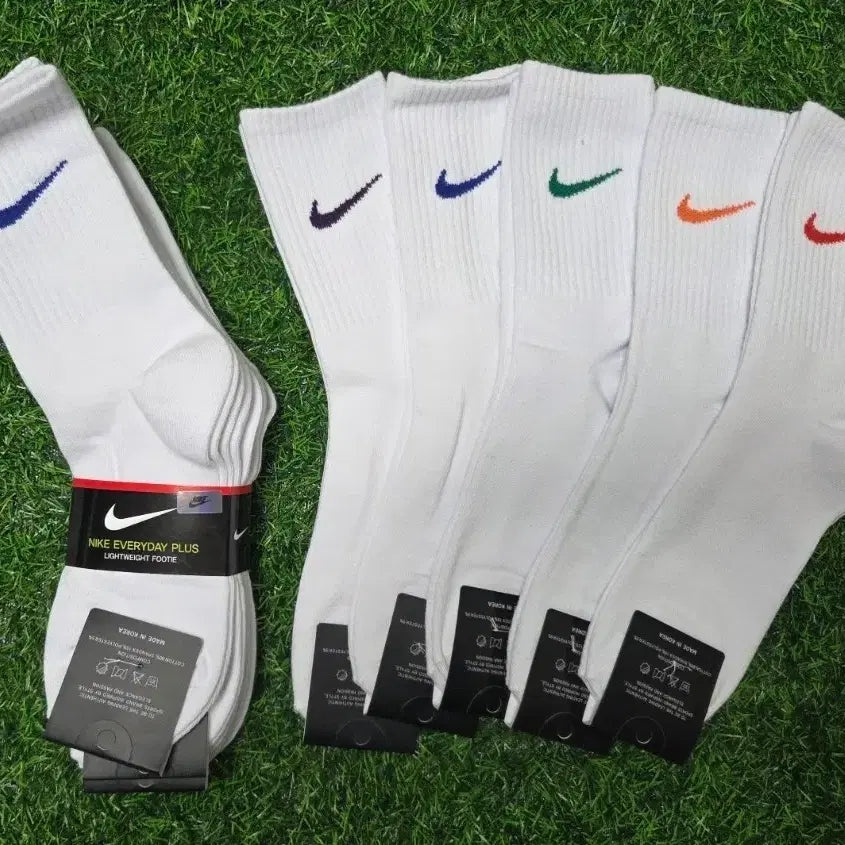 [BUNJANG] Nike Everyday Plus Socks 5-Pair Set / 나이키 에브리데이 플러스 양말 5켤레 세트