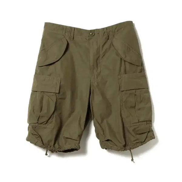 [BUNJANG] Beams Plus 6P Cargo Shorts Olive Cotton Ripstop / 빔즈플러스 6P 카고 쇼츠