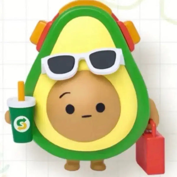 [BUNJANG] Subway Avocado Keyring Music Avocado / 써브웨이 아보카도 키링 / 카도키링 뮤직카도