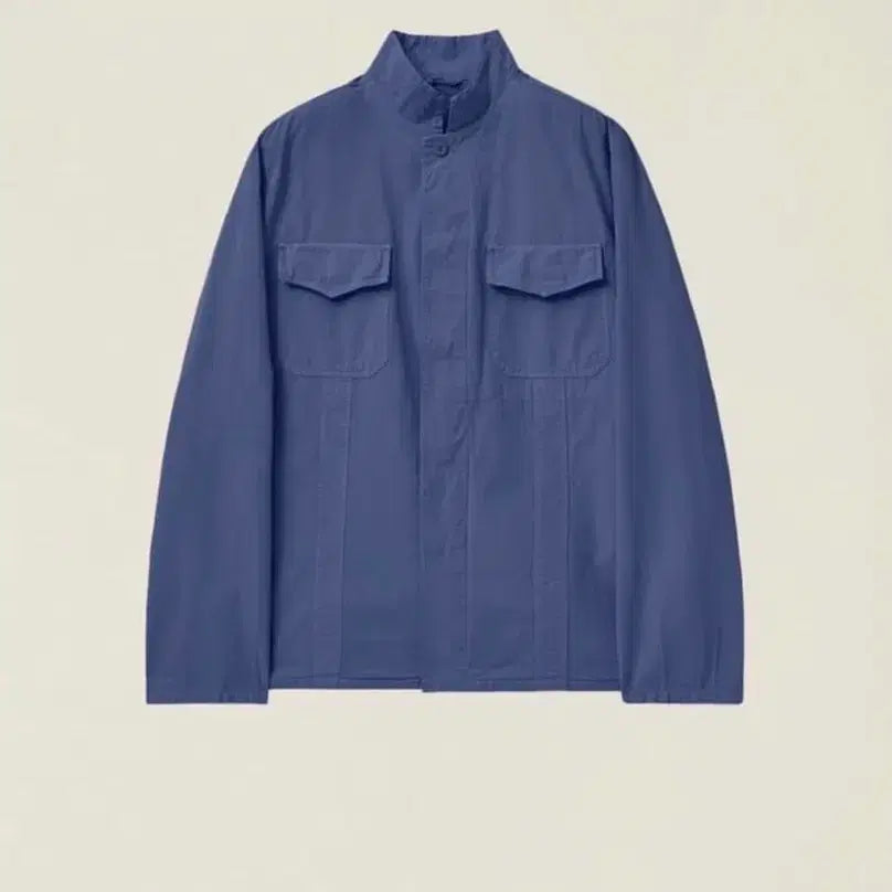 [BUNJANG] EE Military Shirt Jacket Blue / ee 누마레 MILITARY SHIRT JACKE 블루