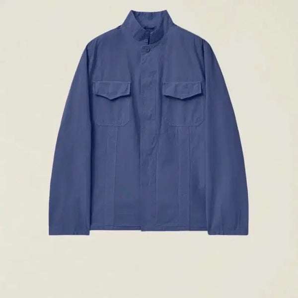 [BUNJANG] EE Military Shirt Jacket Blue / ee 누마레 MILITARY SHIRT JACKE 블루