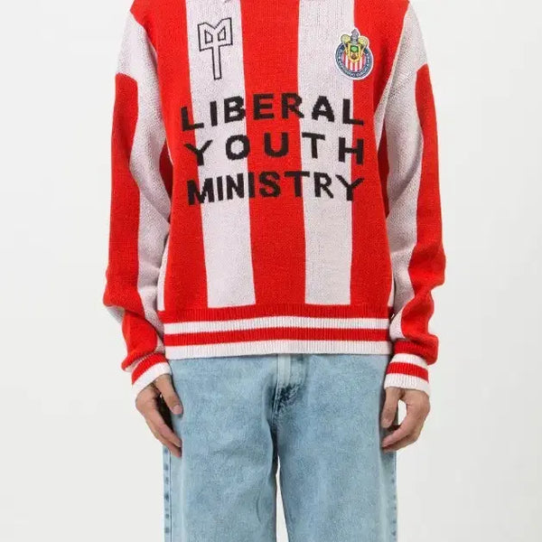 [BUNJANG] Liberal Youth Ministry Chivas Wool Acrylic Blend Oversized Sweater / Liberal Youth Ministry chivas 니트 스웨터