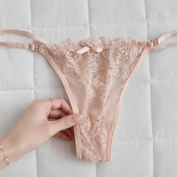 [BUNJANG] Women's Lace Thong - Used / 레이스 끈 여성 티팬티 -중고
