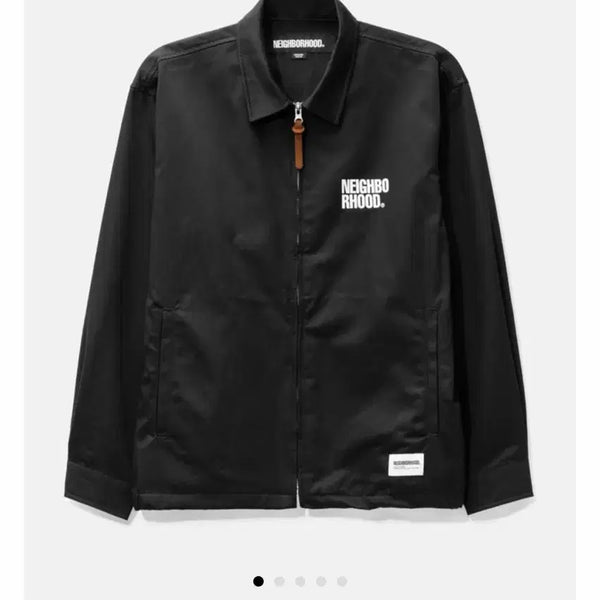 [BUNJANG] Neighborhood Zipper Work Jacket Regular Fit Black M / 네이버후드 지퍼 워크자켓 레귤러핏 M