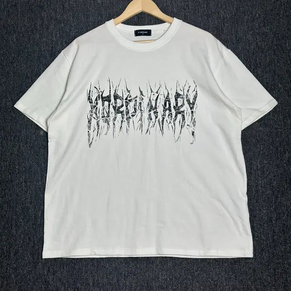 [BUNJANG] X:ORDINARY White Graphic T-Shirt / X:ORDINARY 화이트 그래픽 반팔티
