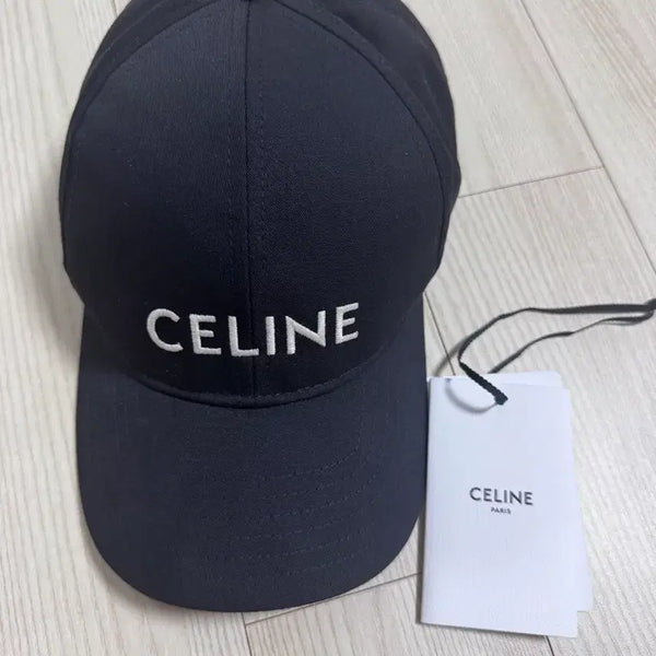 [BUNJANG] Celine Cotton Baseball Cap Black L / 셀린느 코튼 베이스볼 캡 블랙 L