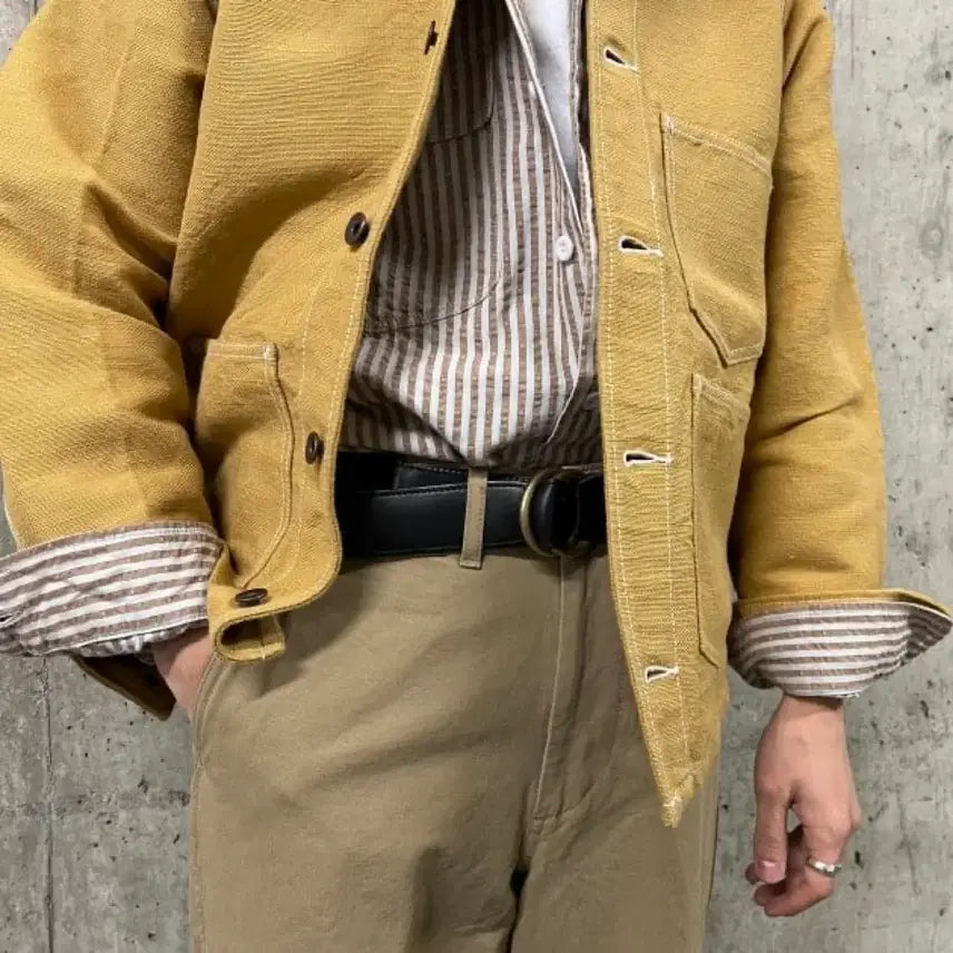 [BUNJANG] BEAMS+ Engineer Jacket Mustard / 빔즈 BEAMS+ 엔지니어자켓  머스타드