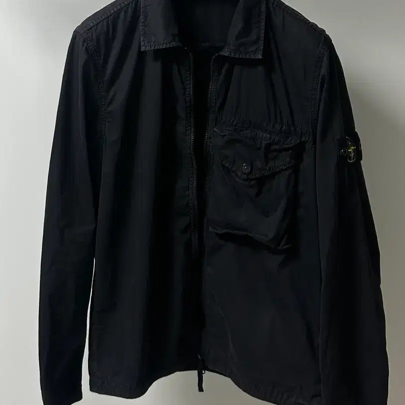 [BUNJANG] Stone Island Old Effect Overshirt Black M / [95] 스톤아일랜드 올드이펙트 오버셔츠 블랙
