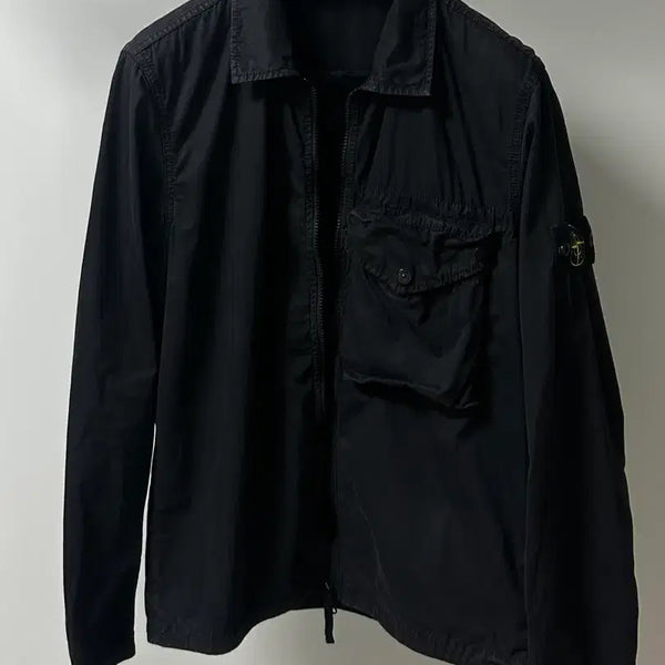 [BUNJANG] Stone Island Old Effect Overshirt Black M / [95] 스톤아일랜드 올드이펙트 오버셔츠 블랙
