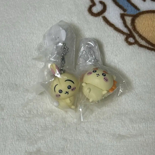 [BUNJANG] Kitan Club Chiikawa Speech Bubble Gacha Keyring Set / 키탄클럽 치이카와 말풍선 가챠 키링 2종 일괄