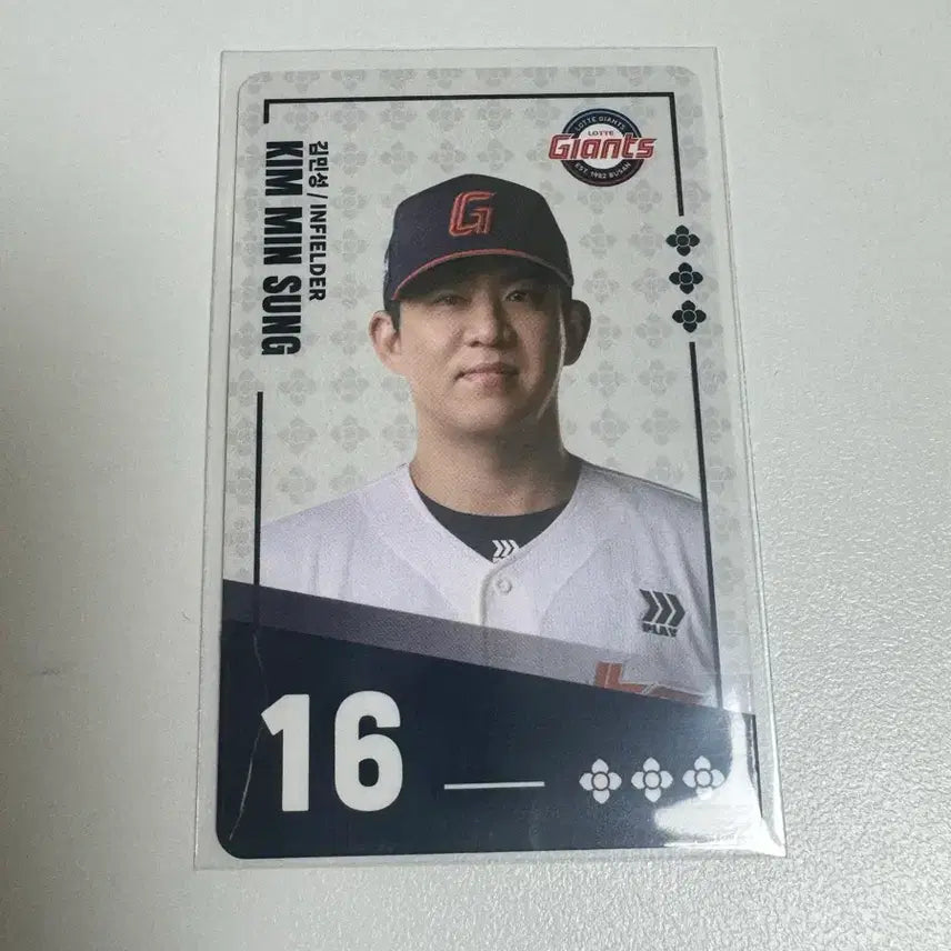 [BUNJANG] Lotte Giants Kim Min-sung Player Card / 롯데 자이언츠 김민성 선수 카드