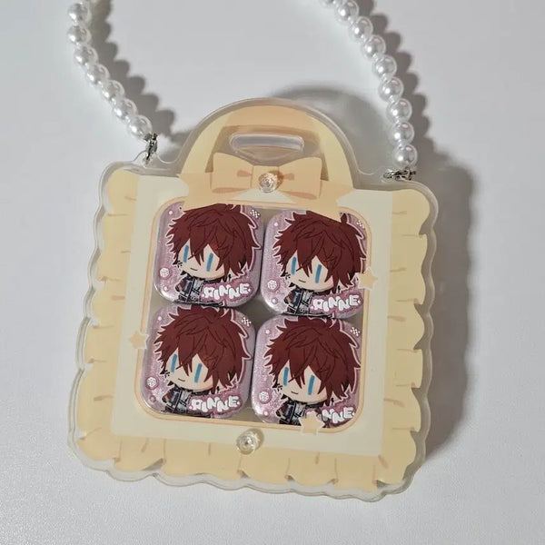 [BUNJANG] Ensemble Stars Rinne Amagi Chūsta Limited Scout Button Badge / 앙스타 린네 중스타 누이 이타백 중스타 한정 스카우트 단추 캔뱃지 뱃지