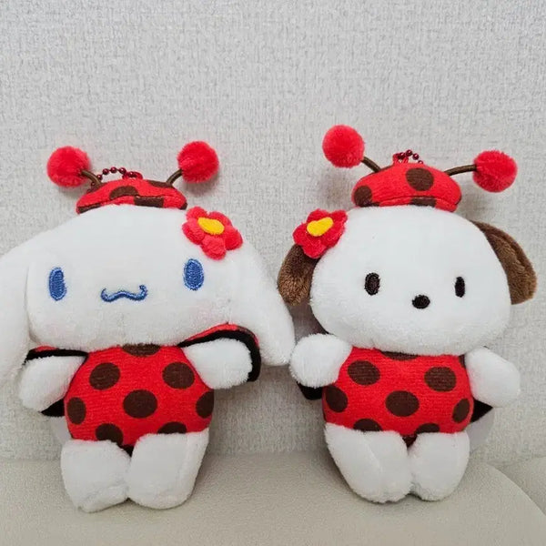 [BUNJANG] Sanrio Cinnamoroll Pochacco Ladybug Plush Set / 산리오 시나모롤 포차코 무당벌레 인형