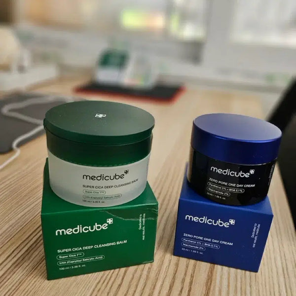 [BUNJANG] MediCube Cica Deep Cleansing Balm & Zero Pore One-Day Cream Set / 메디큐브 시카 딥 클렌징 & 제로 모공 원데이 크림
