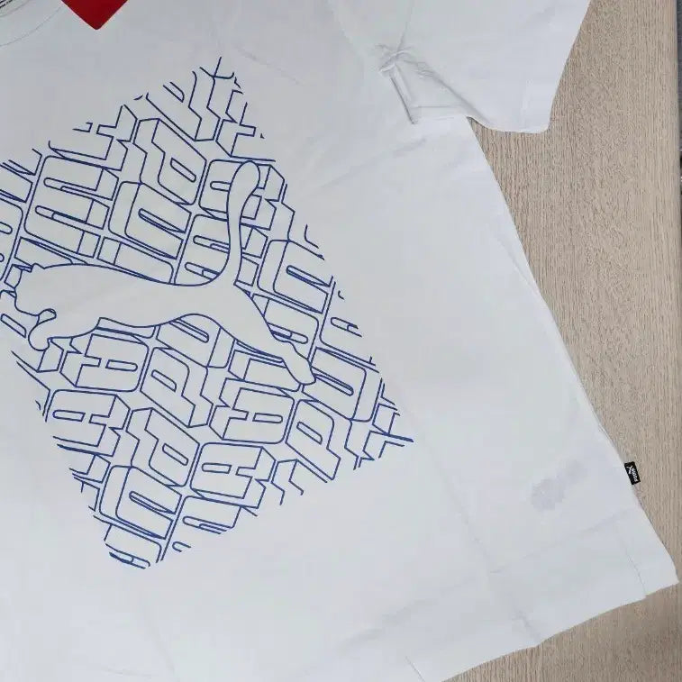 [BUNJANG] Puma Short Sleeve T-Shirt White XL / 퓨마 반팔티 화이트 XL