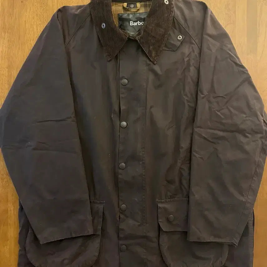 [BUNJANG] Vintage Barbour Beaufort Wax Jacket (A231, C46) - Made in England / 빈티지 바버 뷰포트 A231 C46 왁스자켓 영국제 XL~XXL