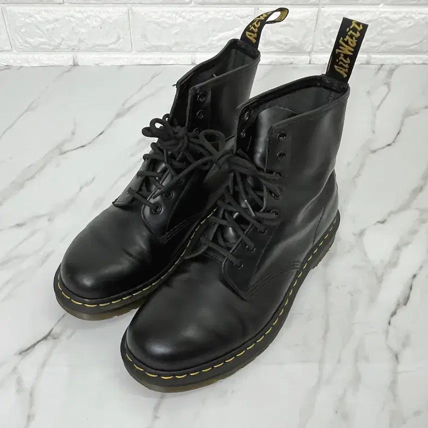 [BUNJANG] Dr. Martens 11822 Black Leather Boots / [260, UK7] 닥터마틴 11822 블랙 가죽 남자 부츠