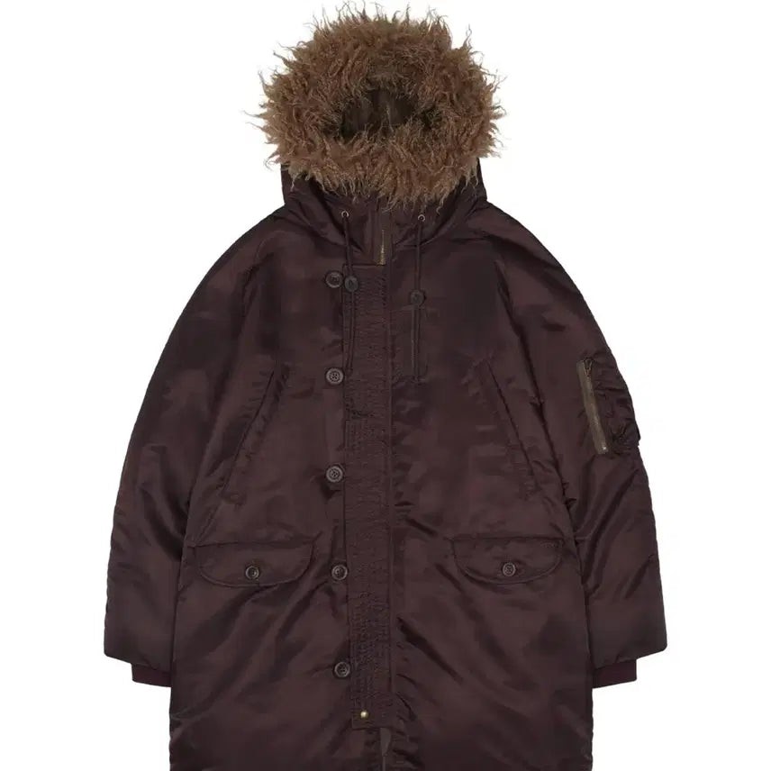 [BUNJANG] Kolon Sport Hooded Field Down Jacket Wine (New) / 코이세이오 후드필드다운재킷 와인1 새상품
