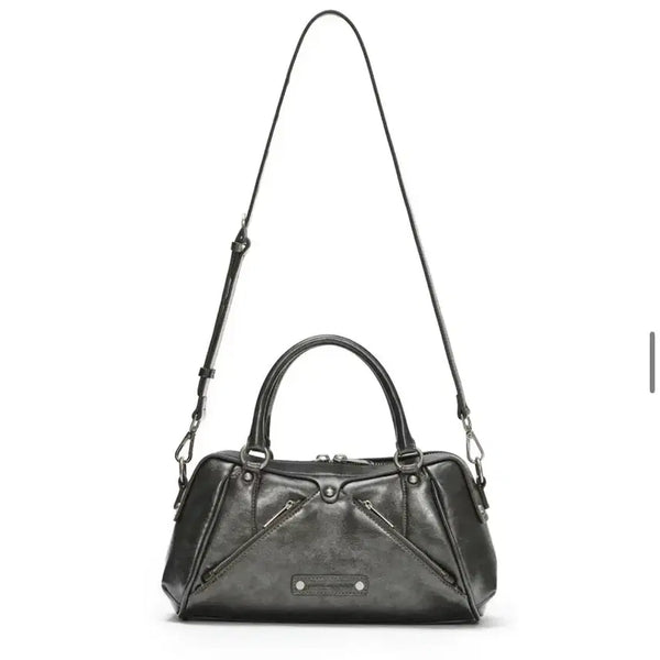 [BUNJANG] SUNBEAM PROJECT Leather Mini Moss Bag Metal / 썬번프로젝트 레더 미니 모스백 메탈