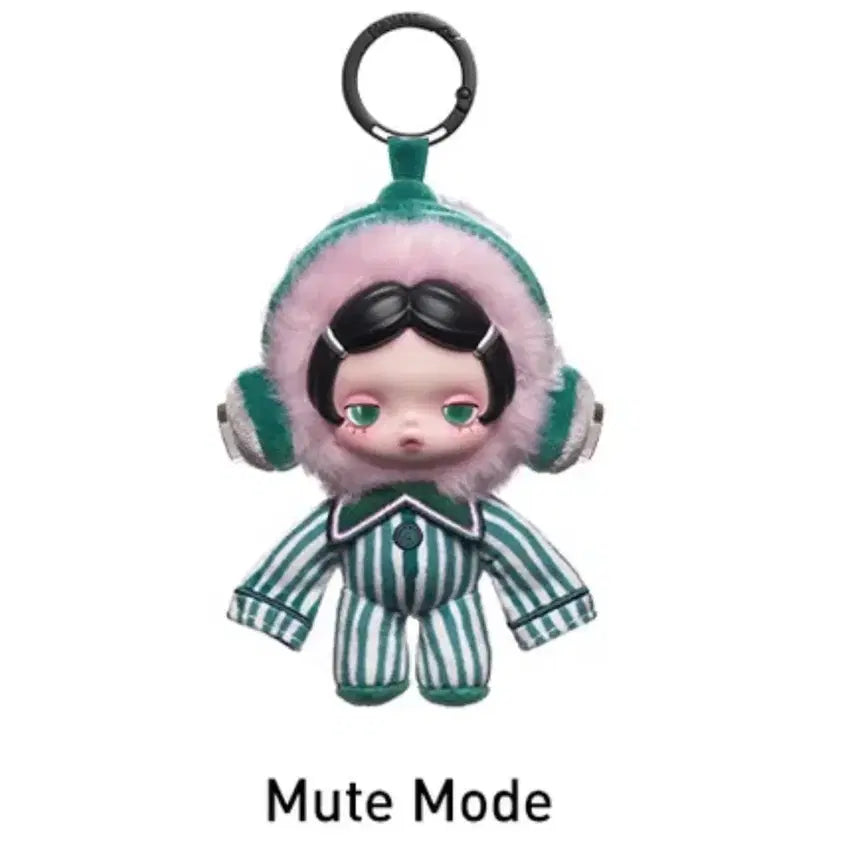 [BUNJANG] Pop Mart Skullpanda Off Mode Series Mute Mode Doll Keychain / [정품]팝마트 스컬판다 Off 모드 시리즈 인형 키링(Mute Mode)미개봉 새상품