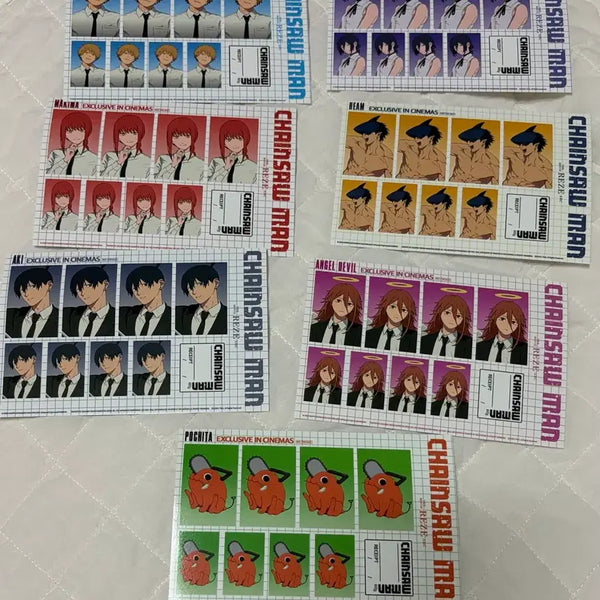 [BUNJANG] Chainsaw Man Theater Version Makima Makima's Photo Set / 체인소맨 레제편 극장판 특전 증명사진 증사 세트