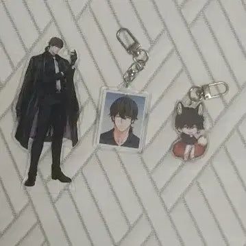 [BUNJANG] Lookism Seon Yu-jae Bundle Acrylic Standee and Keychain Set / 외모지상주의 외지주 선유재(일괄)