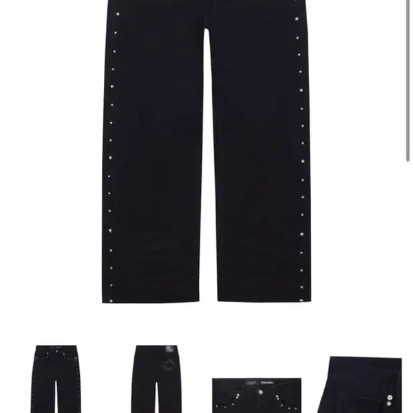 [BUNJANG] Insane Garage Smokerise Studded Jeans Black / [32]인세인개러지 스모크라이즈 스터드진