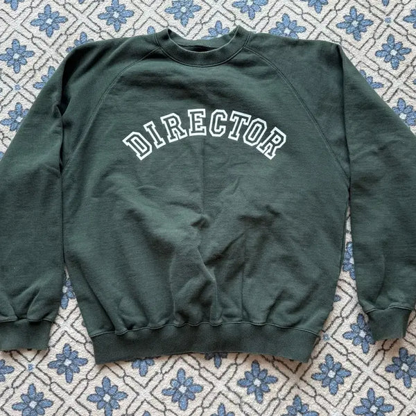 [BUNJANG] Deuter Director Sweatshirt Green L / 듀테로 디렉터 맨투맨 그린 L