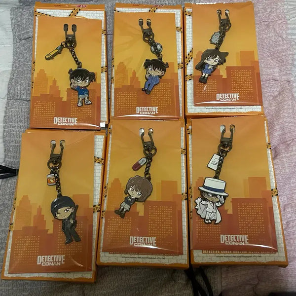 [BUNJANG] Detective Conan CGV Metal Keychain Set / 명탐정 코난 CGV 메탈 키링 6종 세트 일괄