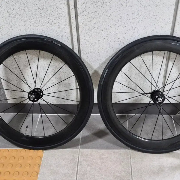 [BUNJANG] Novatec 8k Gloss Carbon 60mm Rim Wheelset / 노바텍 8k 유광 카본 60림 판/교